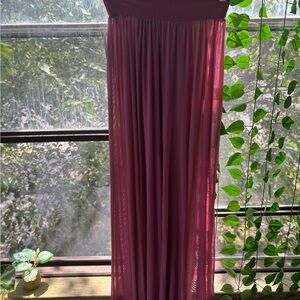 Elegant Burgundy Maxi pants